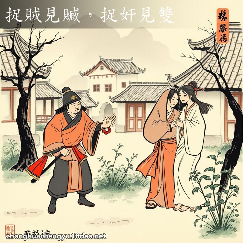 捉賊見贓,捉奸見雙 配图