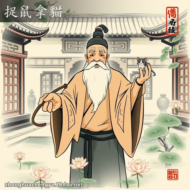 捉鼠拿貓 配图