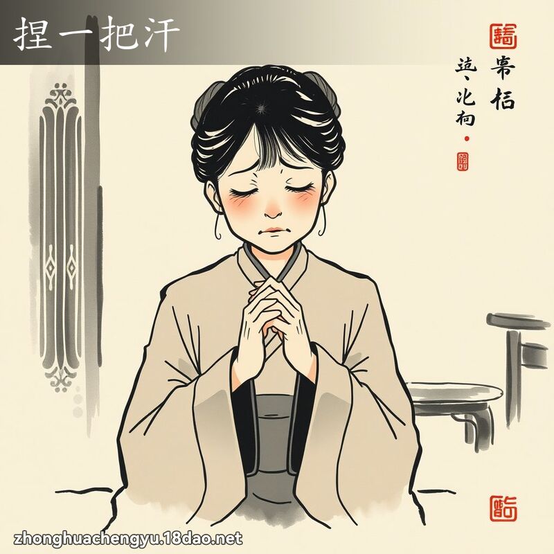 捏一把汗 配图