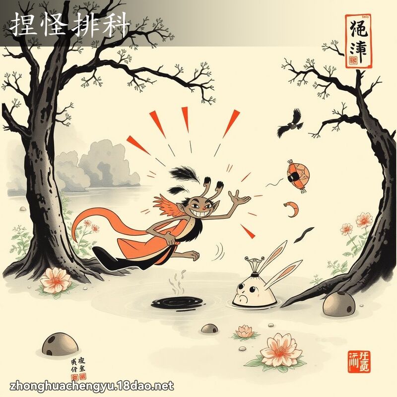 捏怪排科 配图