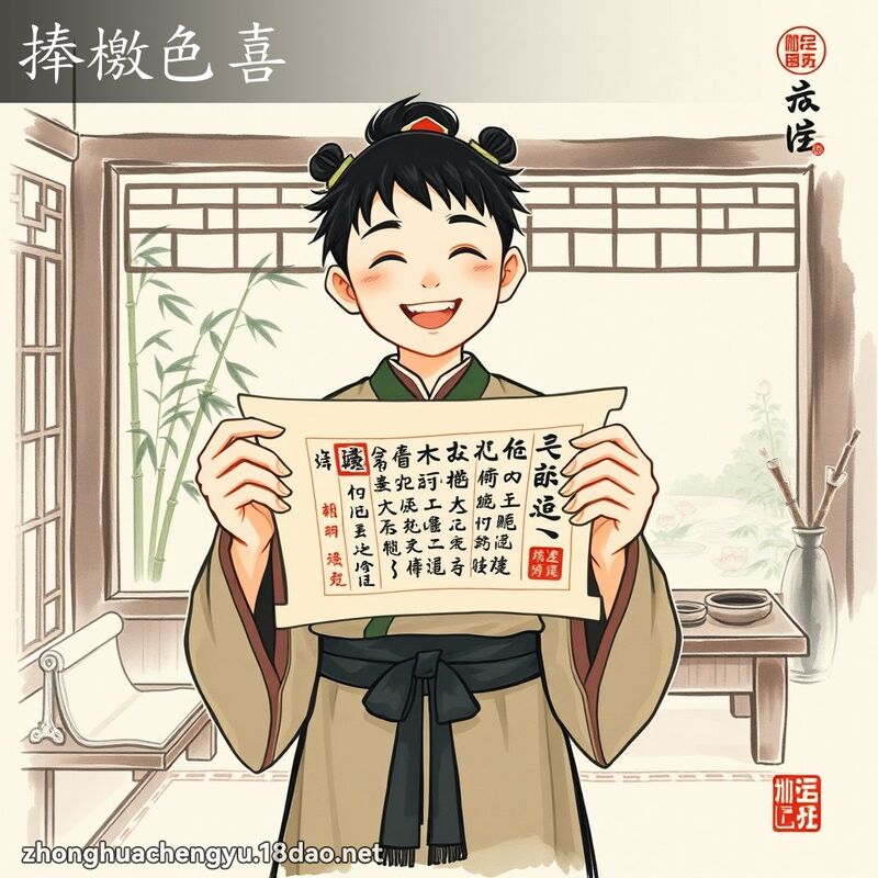 捧檄色喜 配图