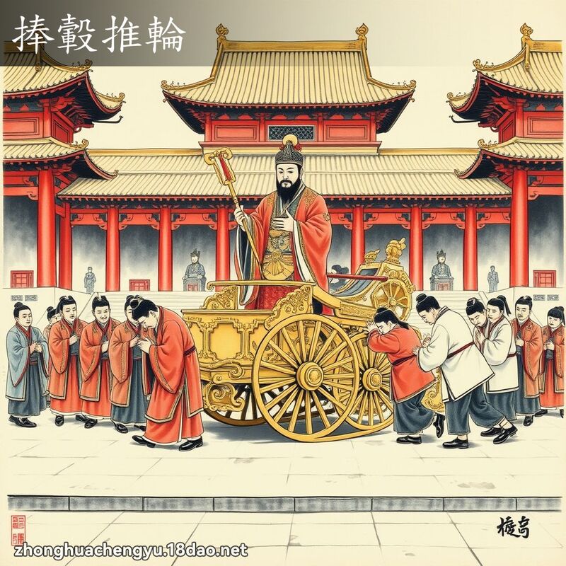 捧轂推輪 配图