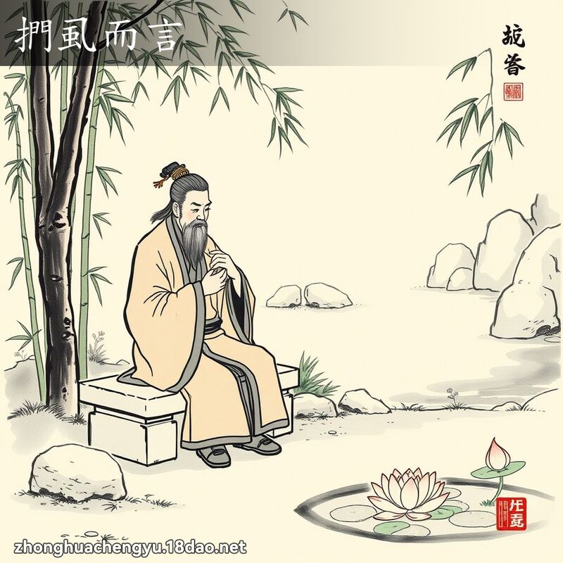 捫虱而言 配图