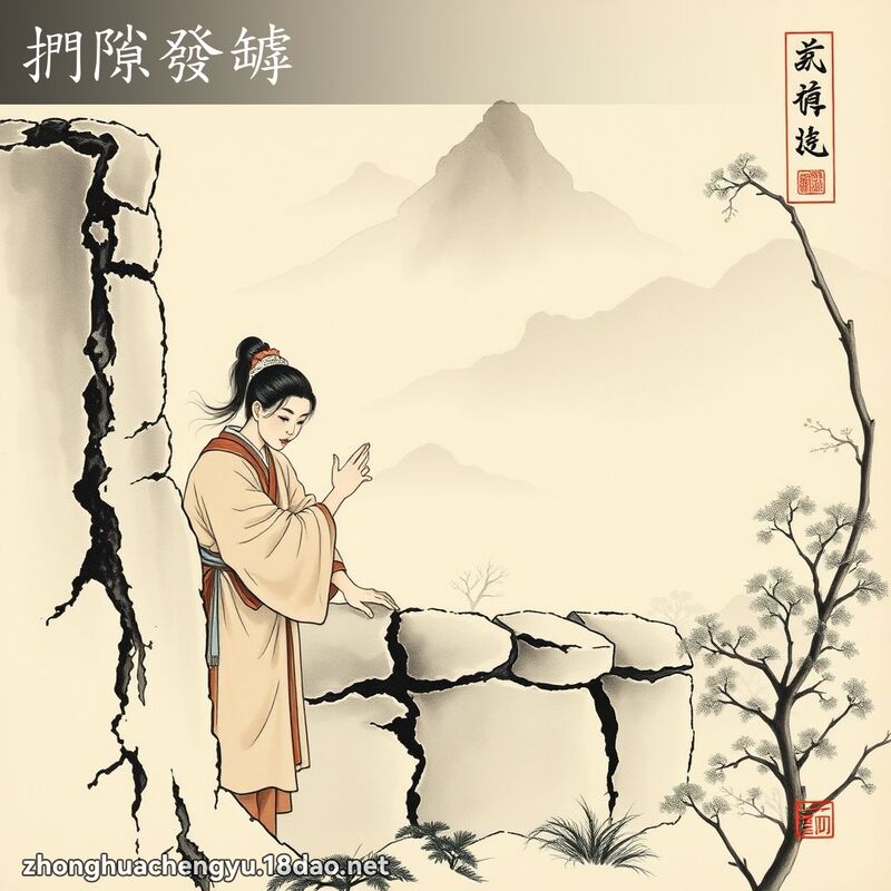 捫隙發罅 配图