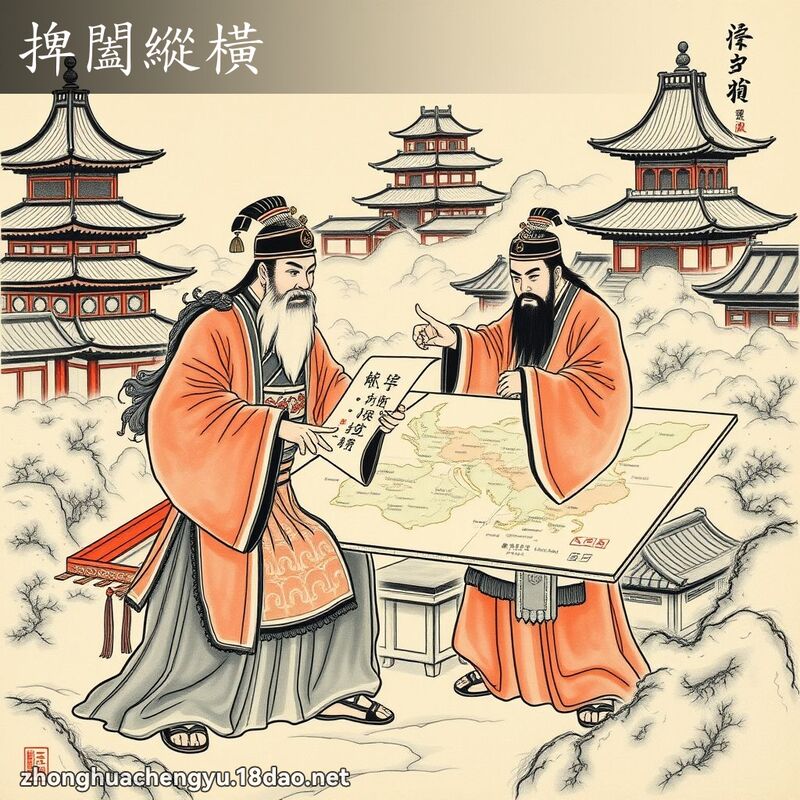 捭闔縱橫 配图