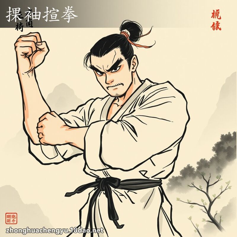 捰袖揎拳 配图
