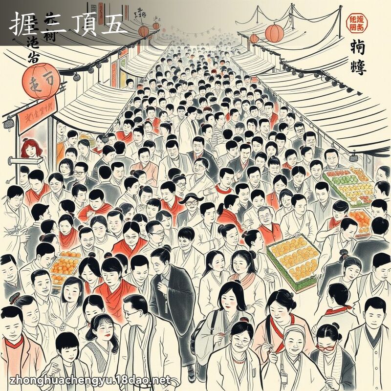 捱三頂五 配图