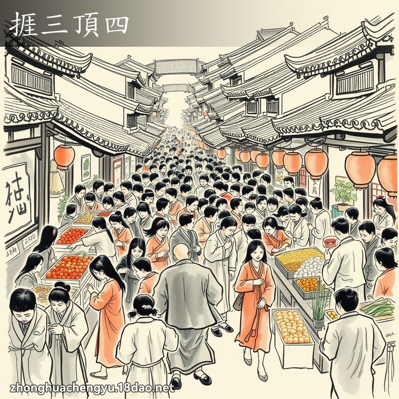 捱三頂四 配图