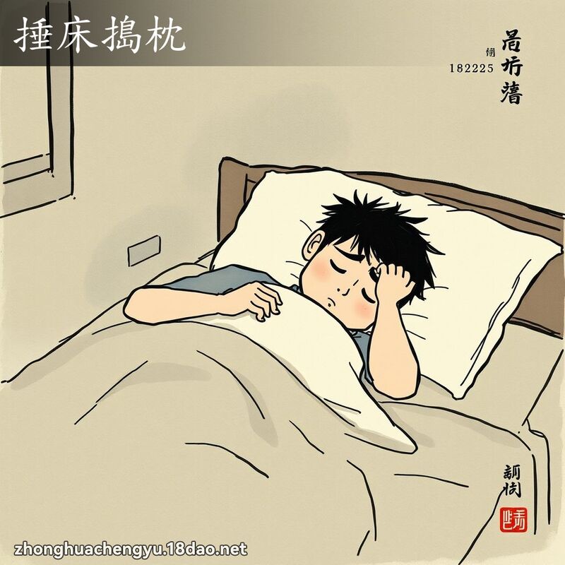 捶床搗枕 配图