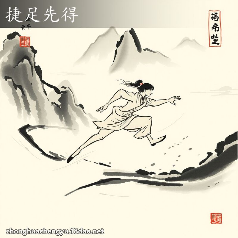 捷足先得 配图