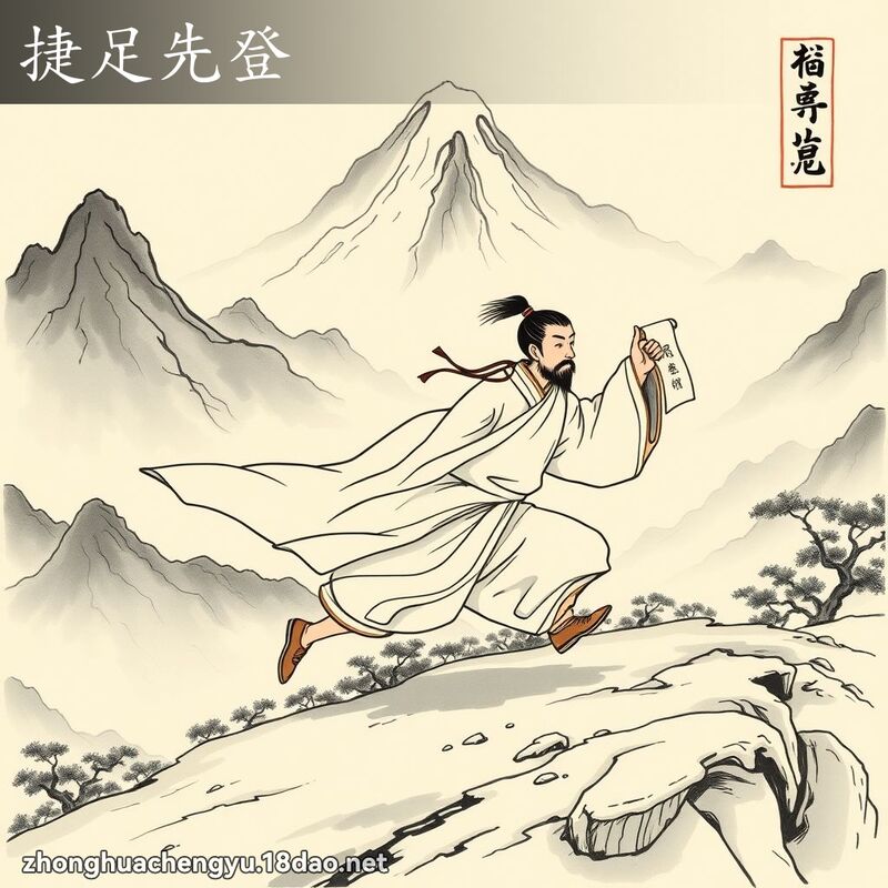 捷足先登 配图