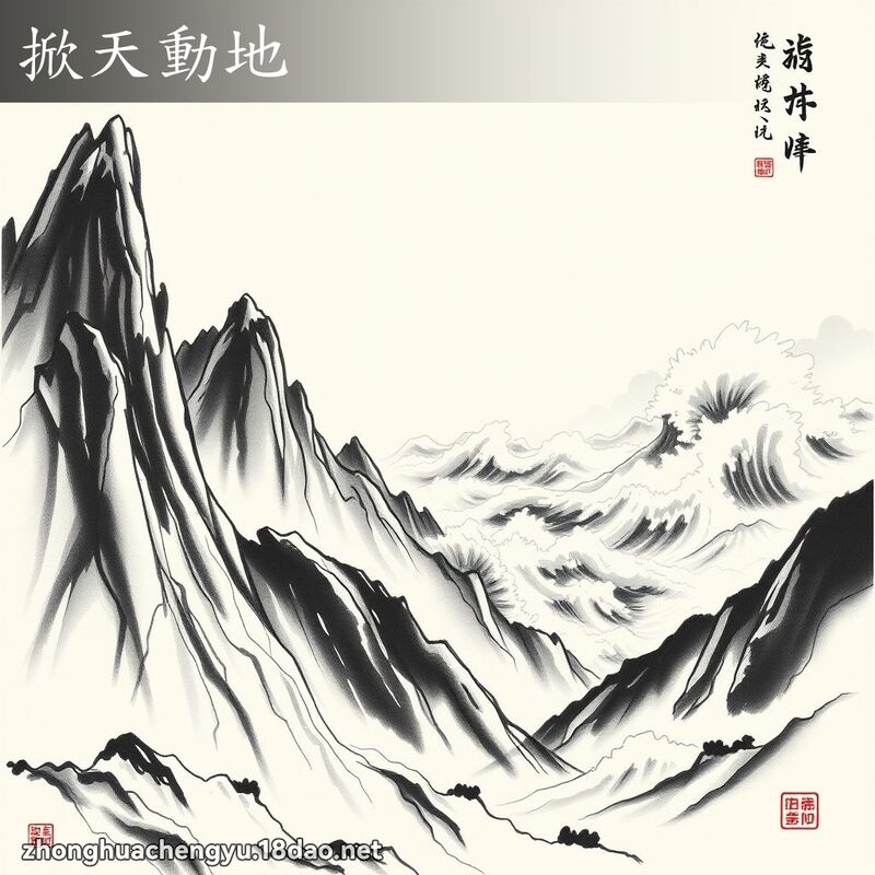 掀天動地 配图