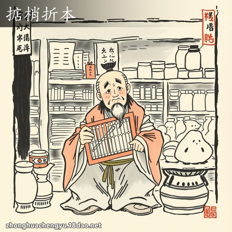 掂梢折本 配图