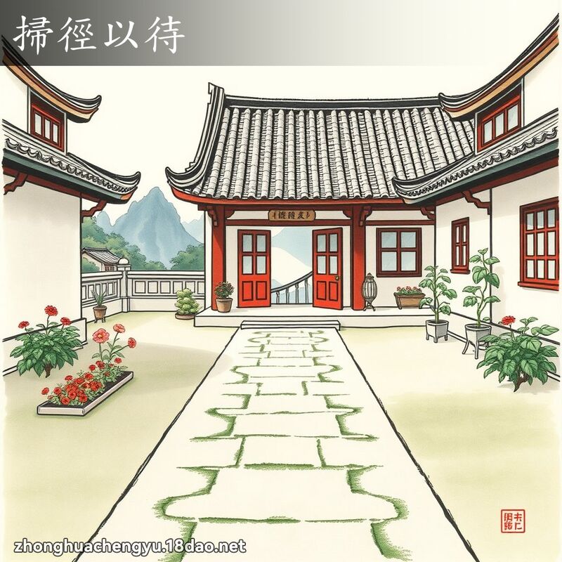 掃徑以待 配图