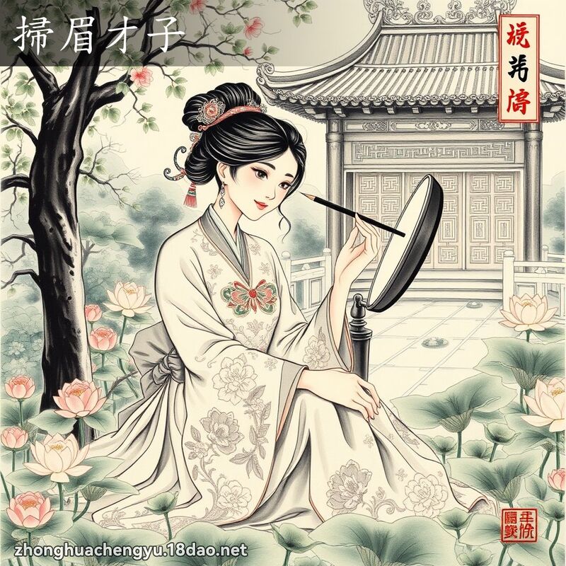 掃眉才子 配图