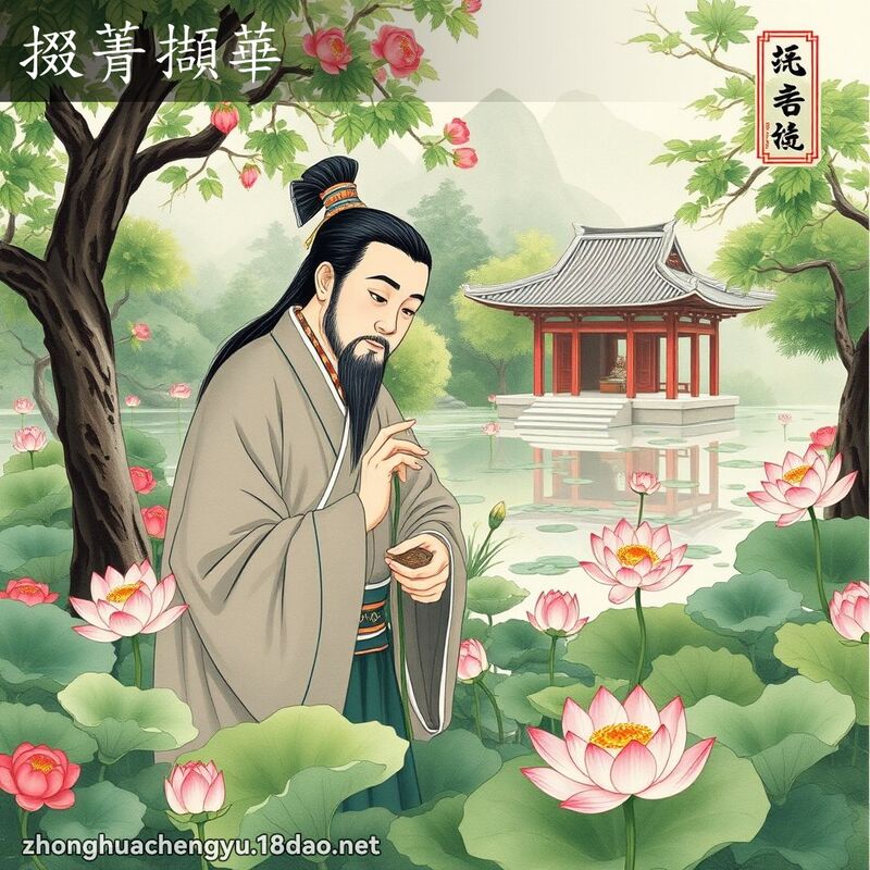 掇菁擷華 配图