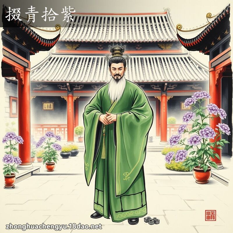 掇青拾紫 配图