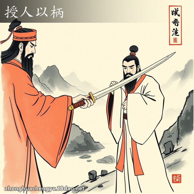 授人以柄 配图