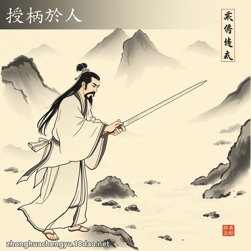 授柄於人 配图