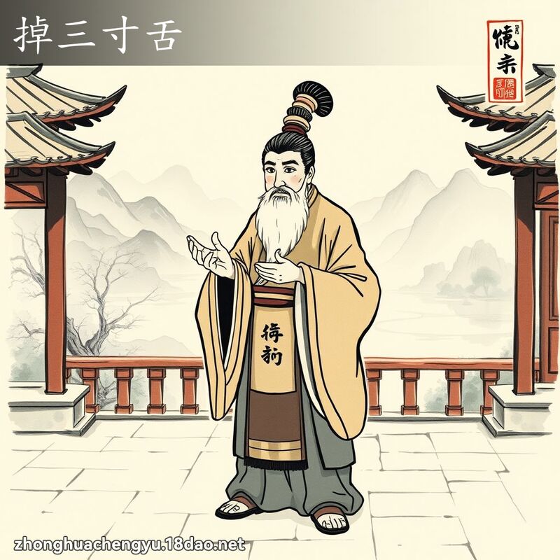 掉三寸舌 配图