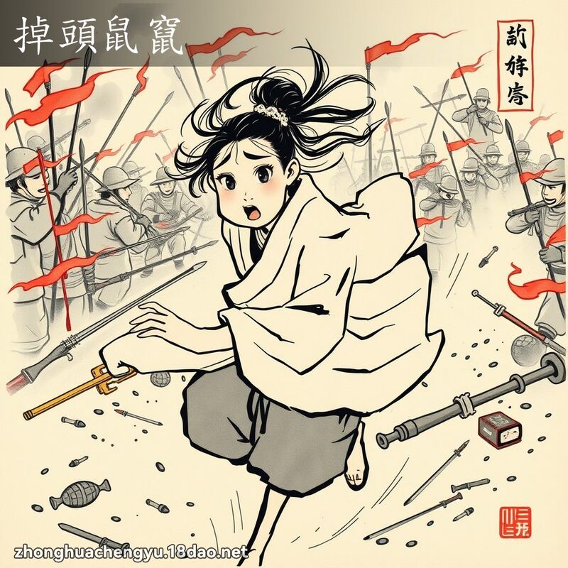 掉頭鼠竄 配图