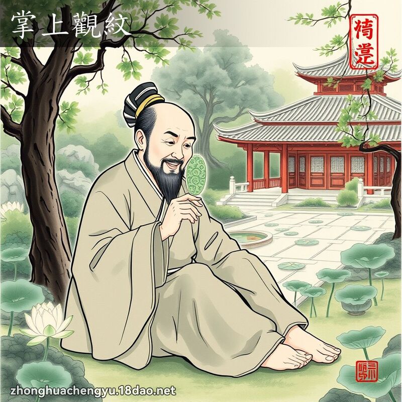 掌上觀紋 配图