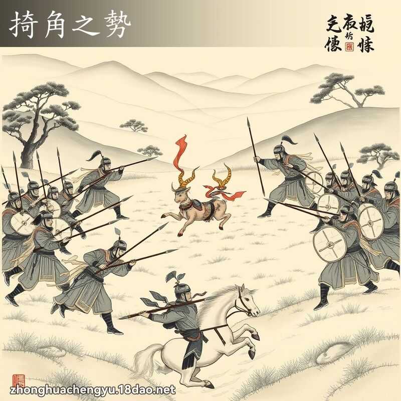 掎角之勢 配图