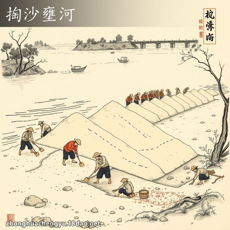 掏沙壅河 配图