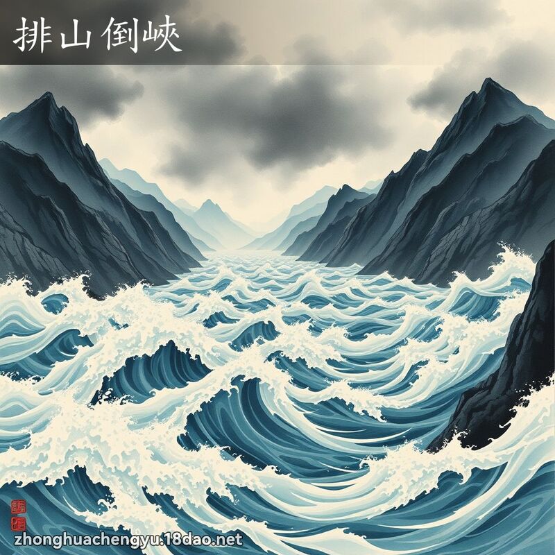排山倒峽 配图