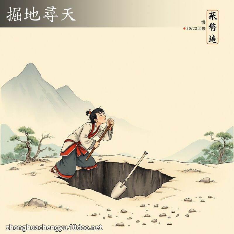 掘地尋天 配图