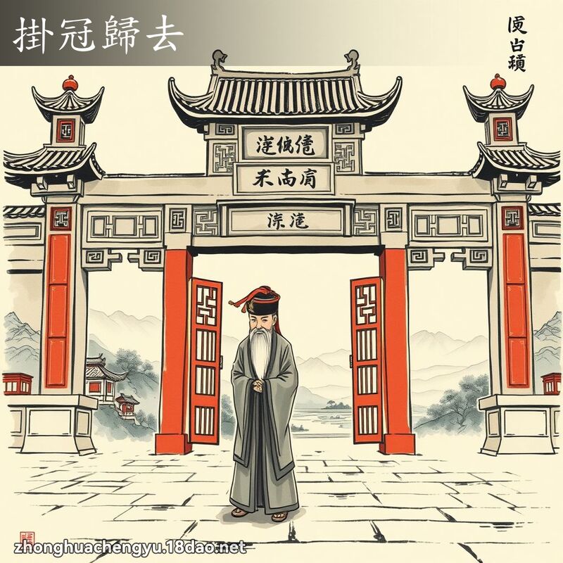 掛冠歸去 配图