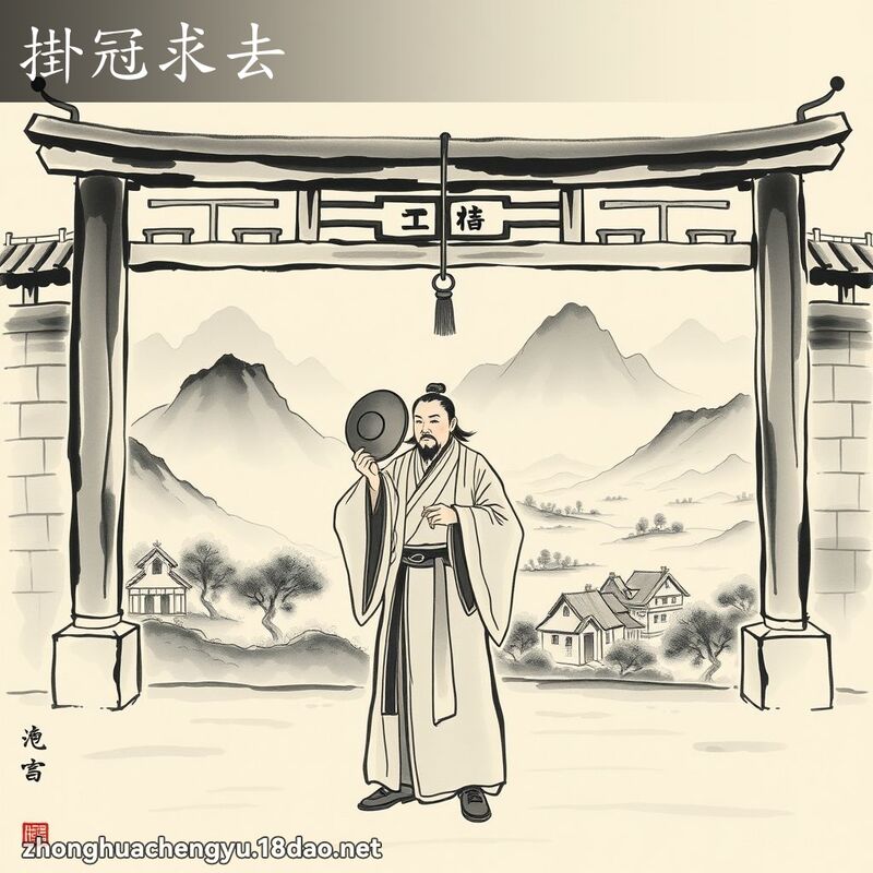 掛冠求去 配图