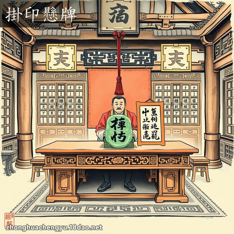 掛印懸牌 配图