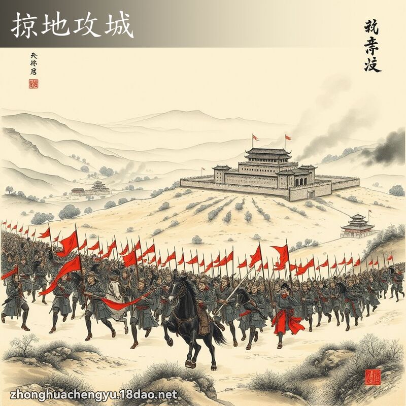掠地攻城 配图