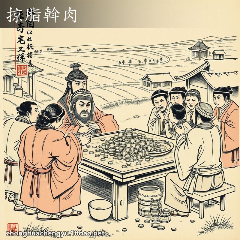掠脂斡肉 配图