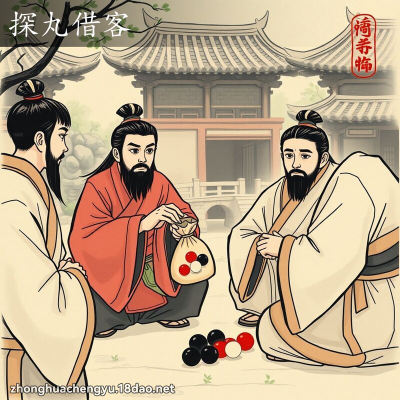 探丸借客 配图
