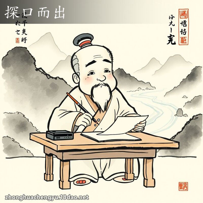 探口而出 配图