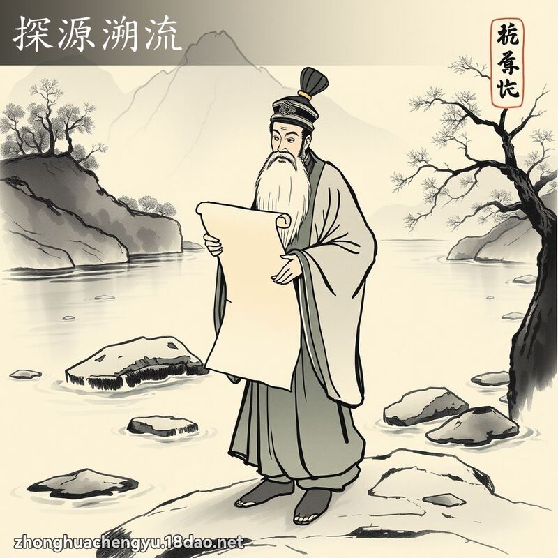 探源溯流 配图