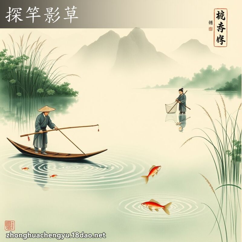 探竿影草 配图