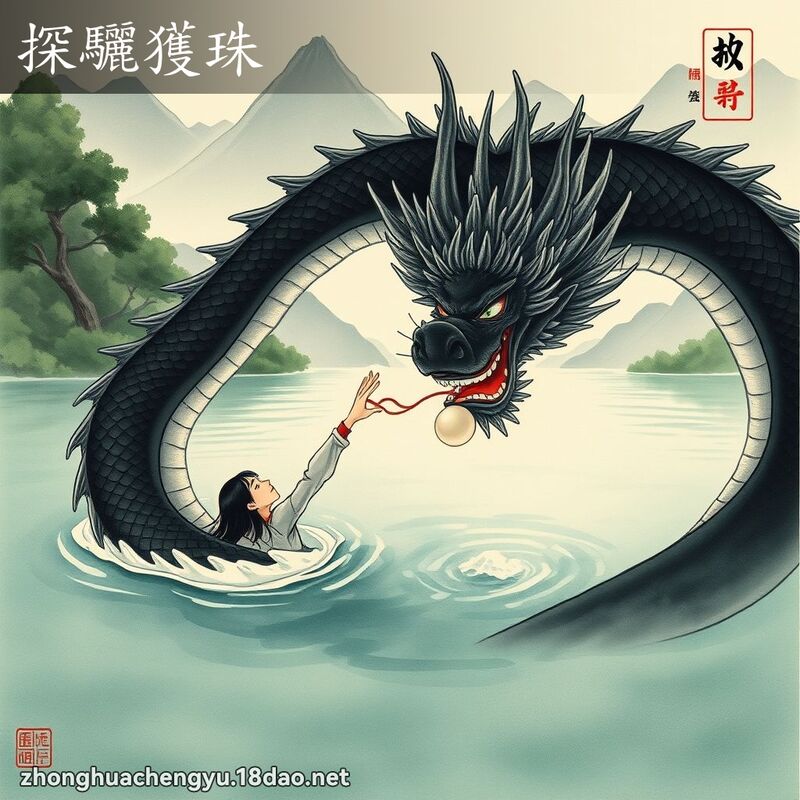 探驪獲珠 配图