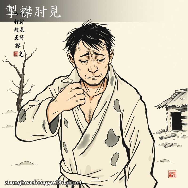 掣襟肘見 配图