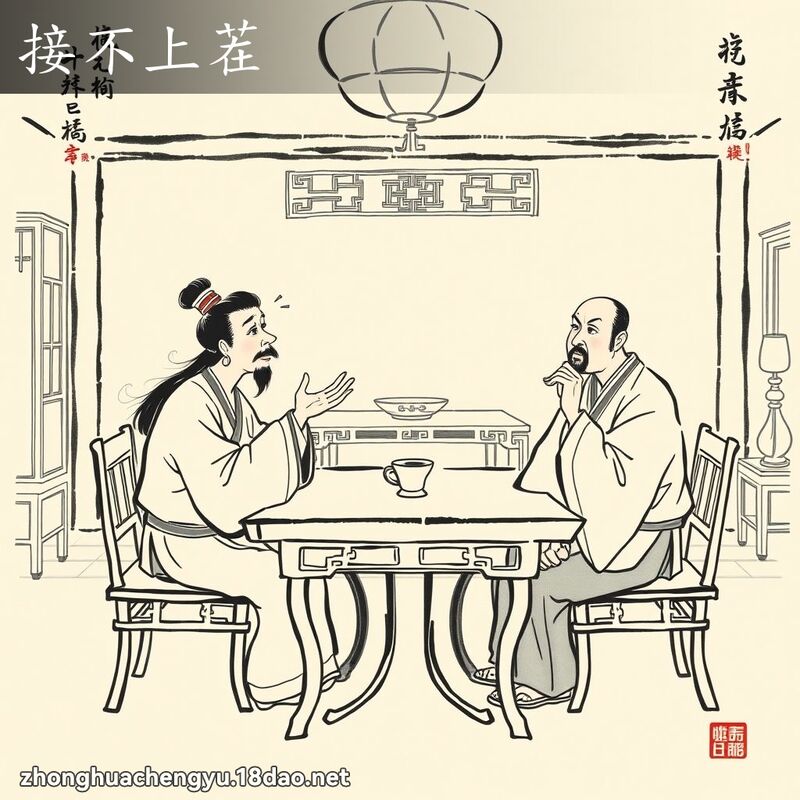 接不上茬 配图