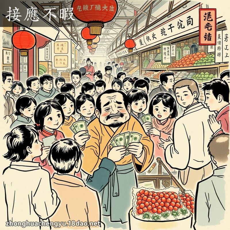 接應不暇 配图
