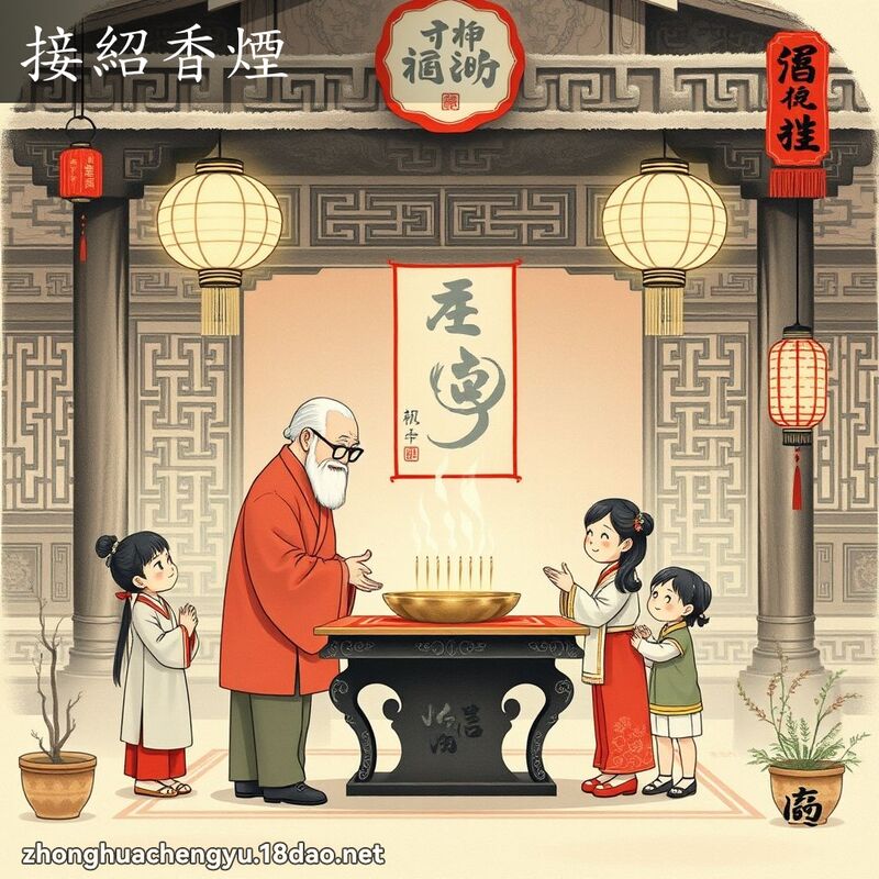 接紹香煙 配图