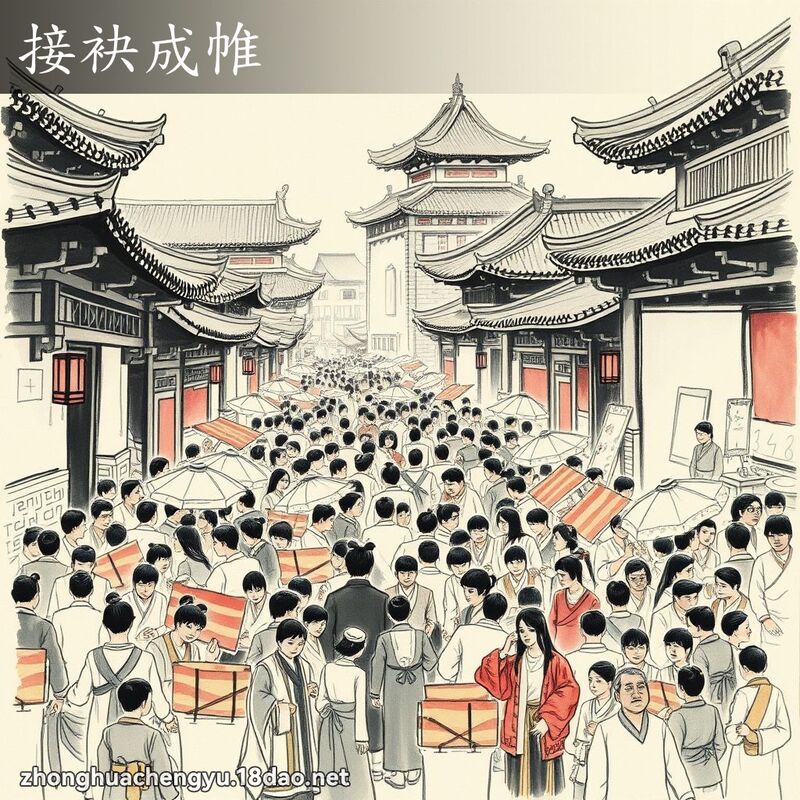 接袂成帷 配图