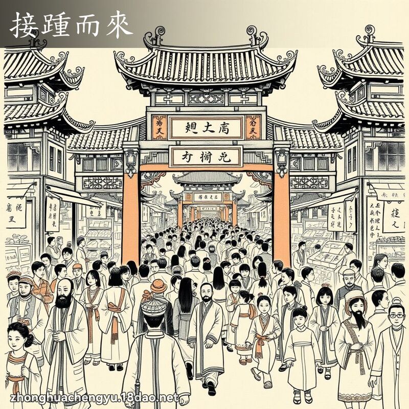 接踵而來 配图