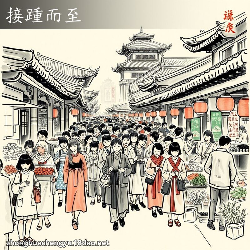 接踵而至 配图