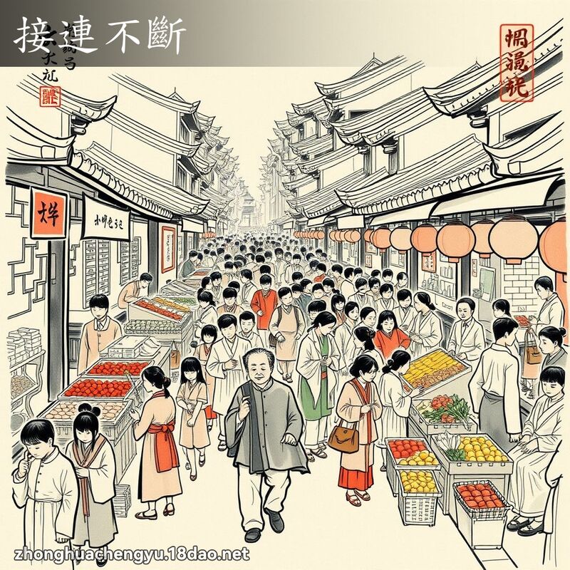 接連不斷 配图