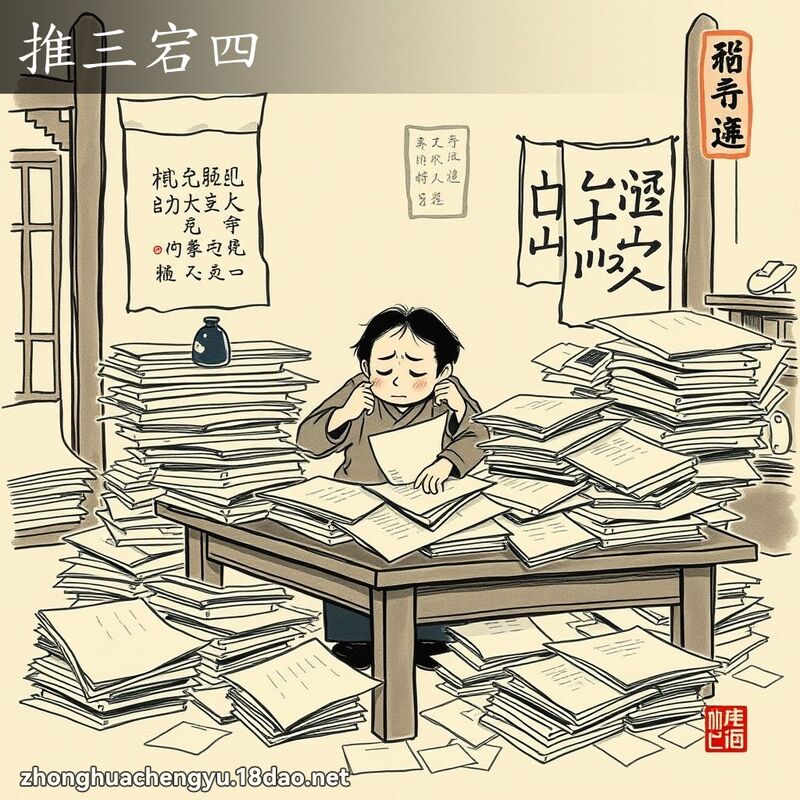 推三宕四 配图