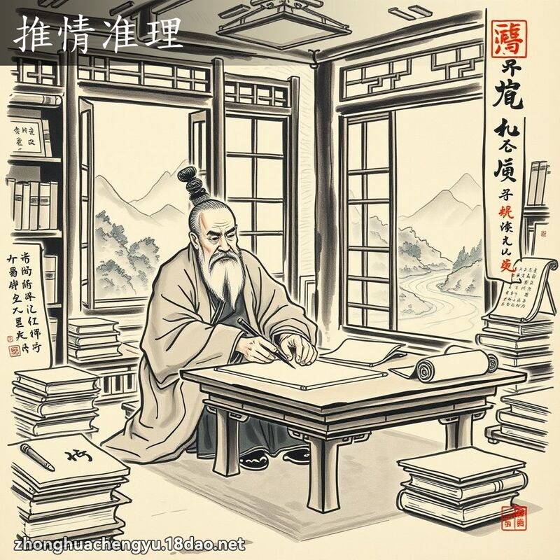 推情准理 配图